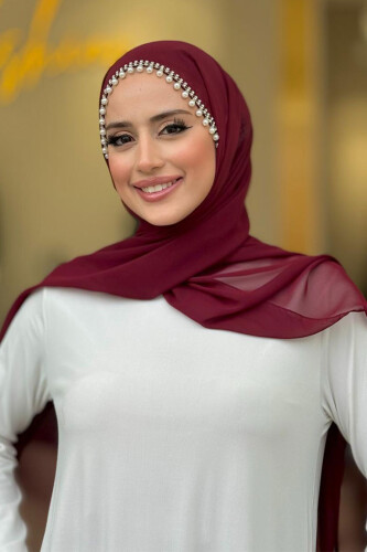 شال - عنابي